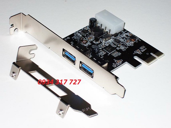 Card PCI-Ex to 2 PORT USB 3.0 Unitek Y-7301